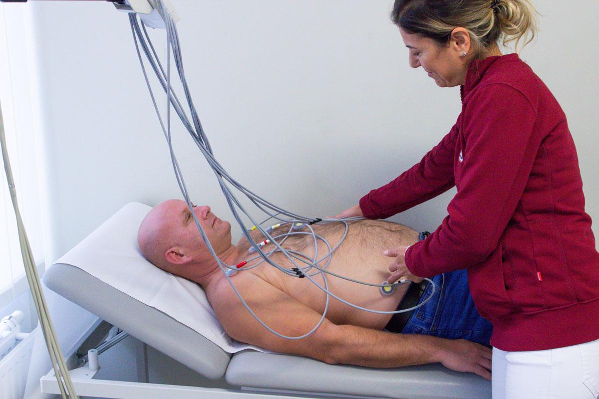 EKG Diagnostik am Patienten